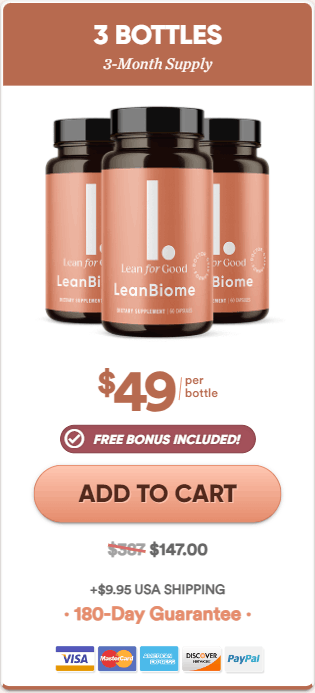 LeanBiome 3 bottle